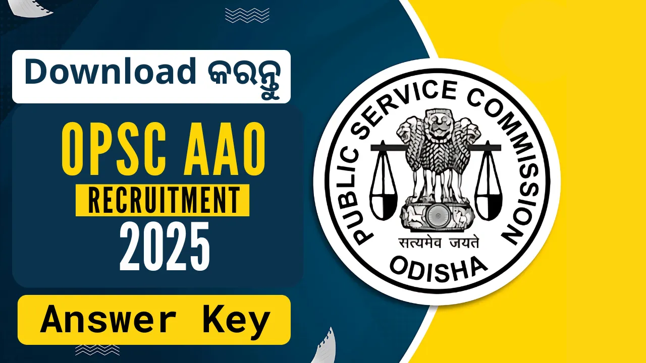 OPSC AAO Answer Key